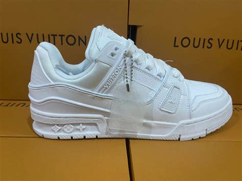 lv trainer bianche|louis vuitton lv trainers.